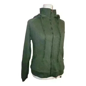 Zyia Active Women Green Zip Up Hoodie Small